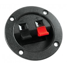 Τερματικός ακροδέκτης ηχείου GNI0238, 2-pin, μαύρος, 20τμχ