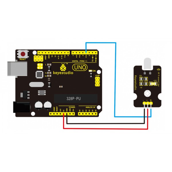 KEYESTUDIO digital IR transmitter module KS0027, για Arduino KEYESTUDIO digital IR transmitter module KS0027, για Arduino