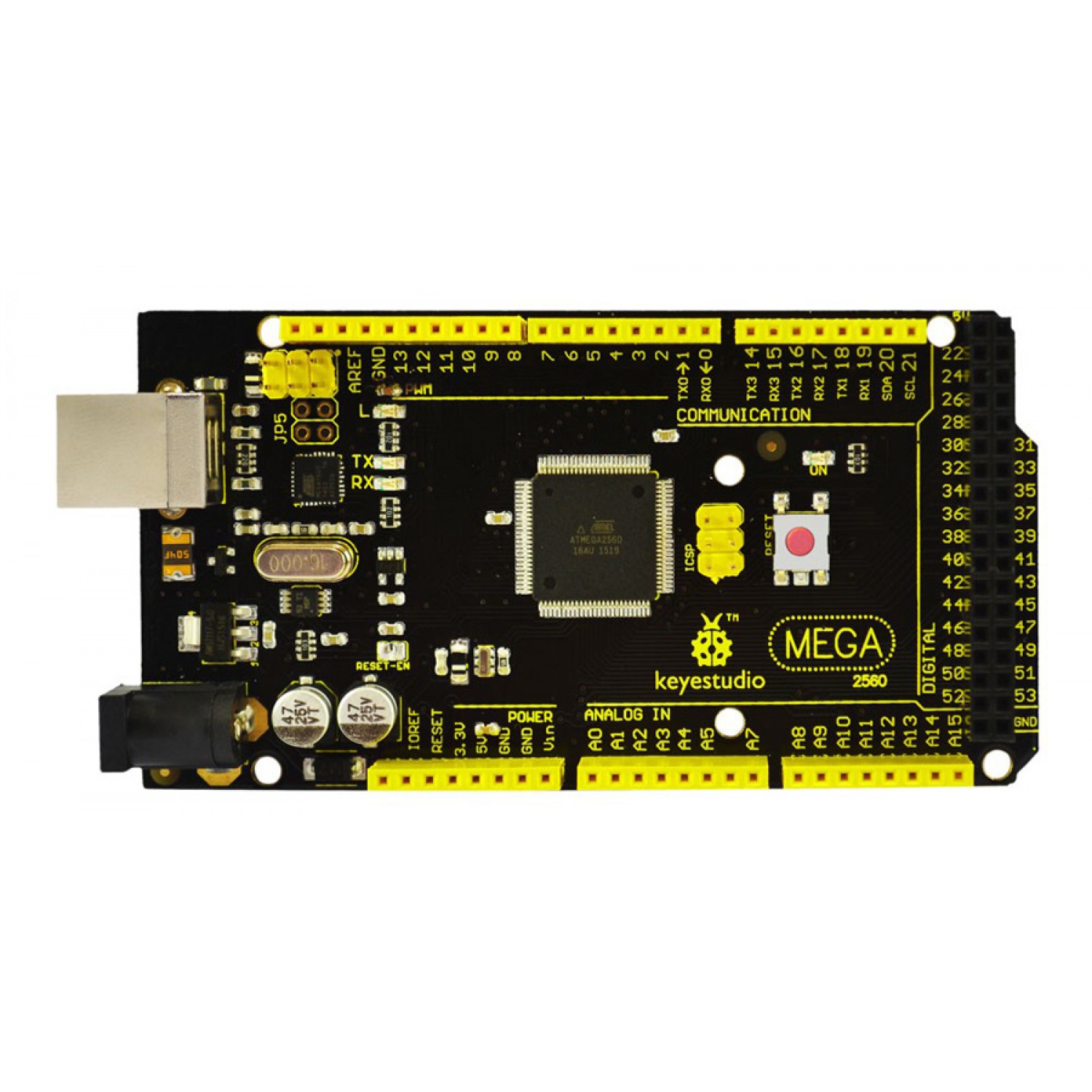 KEYESTUDIO Mega 2560 R3 development board KS0002, συμβατό με Arduino KEYESTUDIO Mega 2560 R3 development board KS0002, συμβατό με Arduino
