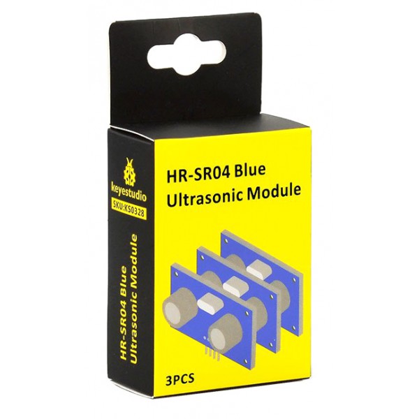 KEYESTUDIO HR-SR04 ultrasonic module KS0328, μπλε, 3τμχ KEYESTUDIO HR-SR04 ultrasonic module KS0328, μπλε, 3τμχ