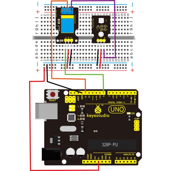 KEYESTUDIO single relay module KS0011, συμβατό με Arduino, 5V KEYESTUDIO single relay module KS0011, συμβατό με Arduino, 5V