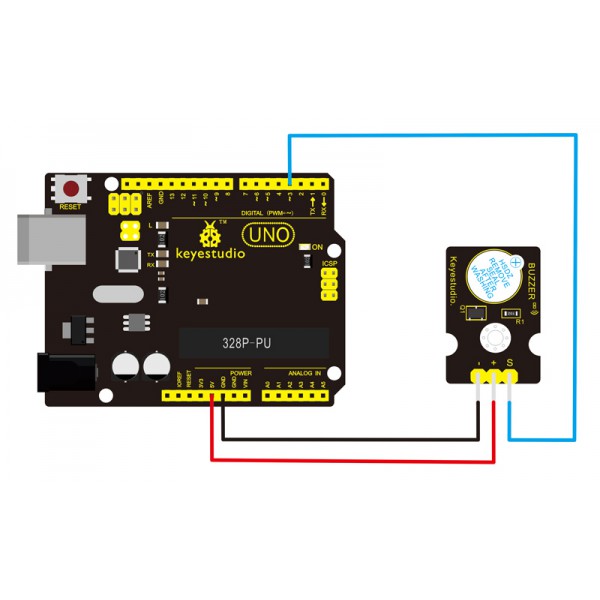 KEYESTUDIO active digital buzzer module KS0018 KEYESTUDIO active digital buzzer module KS0018