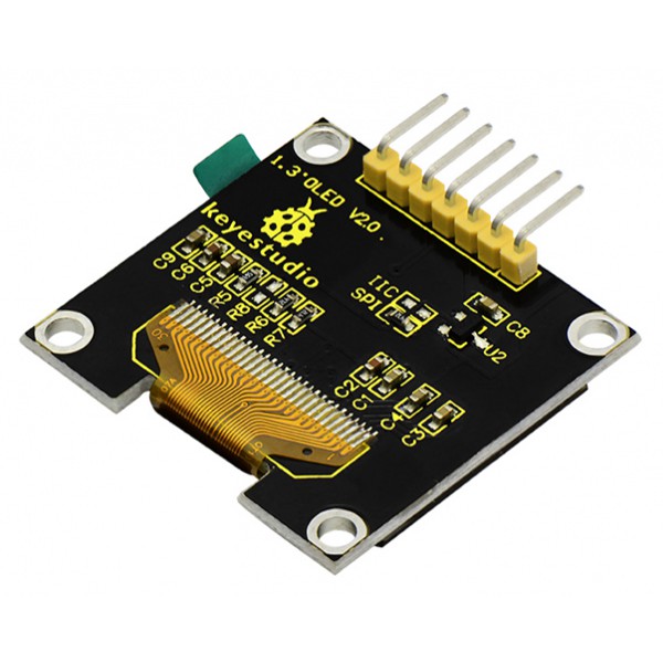 KEYESTUDIO OLED graphic display module KS0056, 1.3", 128x64 KEYESTUDIO OLED graphic display module KS0056, 1.3", 128x64