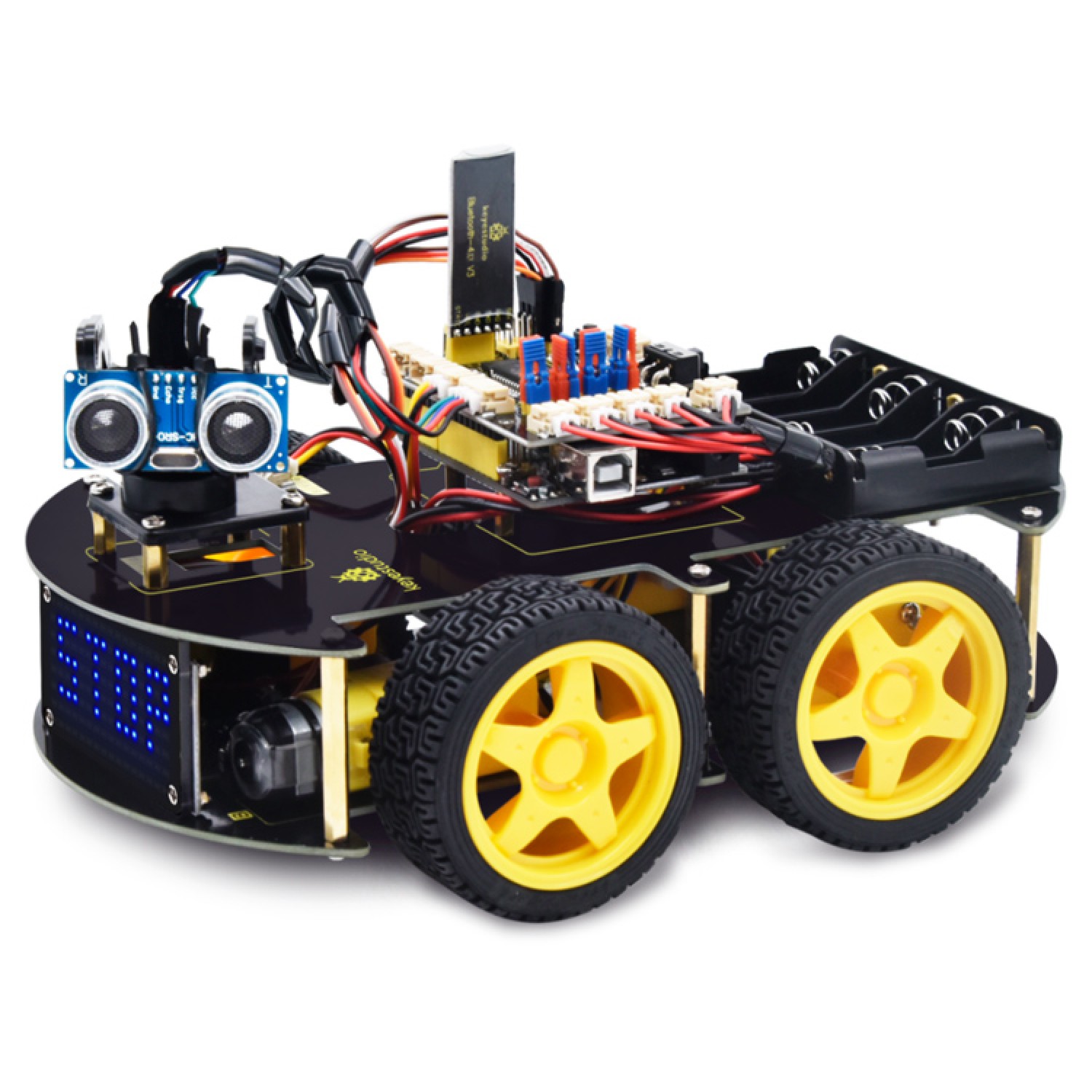 KEYESTUDIO 4WD BT robot car V2.0 kit KS0470, για Arduino