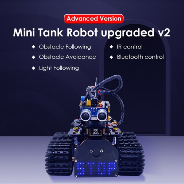 KEYESTUDIO mini tank robot V2.0 kit KS0428, για Arduino STEM KEYESTUDIO mini tank robot V2.0 kit KS0428, για Arduino STEM