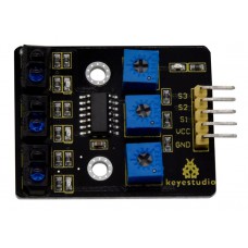 KEYESTUDIO 3-channel infrared line tracking sensor KS0453