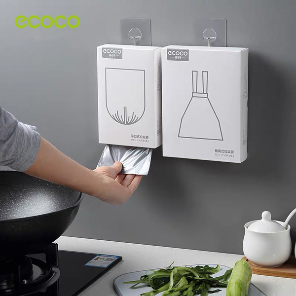 ECOCO Σακούλες απορριμμάτων flat-mouth E1917, 50x45cm, γκρι, 5x30τμχ ECOCO Σακούλες απορριμμάτων flat-mouth E1917, 50x45cm, γκρι, 5x30τμχ