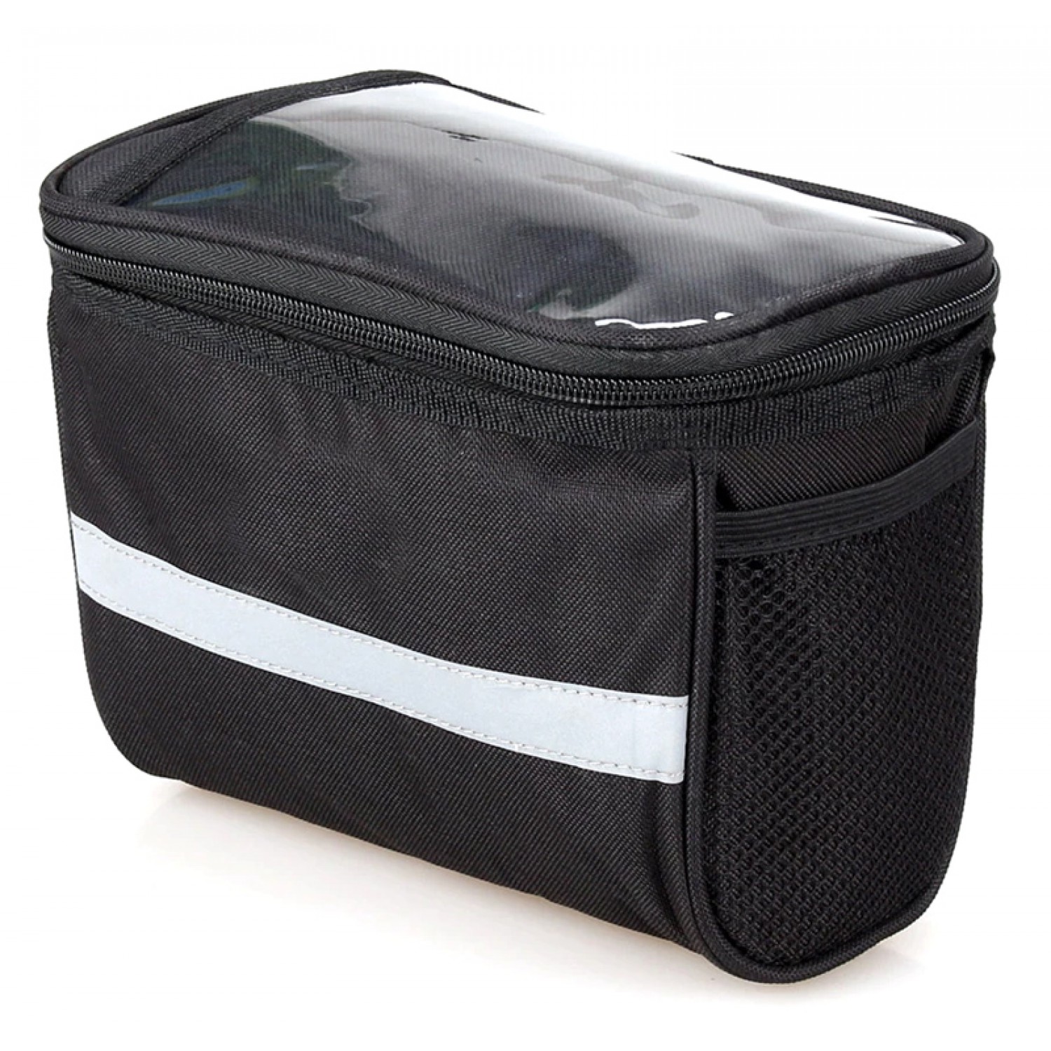 Tσαντάκι ποδηλάτου BIKE-0006, με θήκη για smartphone, μαύρο Tσαντάκι ποδηλάτου BIKE-0006, με θήκη για smartphone, μαύρο