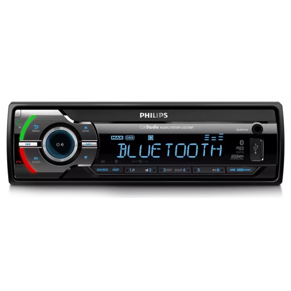 PHILIPS ηχοσύστημα αυτοκινήτου CE235BT-05, Bluetooth/FM/AUX/SD/USB PHILIPS ηχοσύστημα αυτοκινήτου CE235BT-05, Bluetooth/FM/AUX/SD/USB