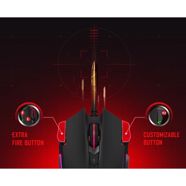 BLOODY ενσύρματο Gaming ποντίκι BLD-J90s, oπτικό, 8000 CPI, 12 πλήκτρα BLOODY ενσύρματο Gaming ποντίκι BLD-J90s, oπτικό, 8000 CPI, 12 πλήκτρα