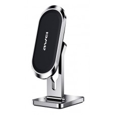 AWEI βάση smartphone για αυτοκίνητο X19, μαγνητική, ασημί