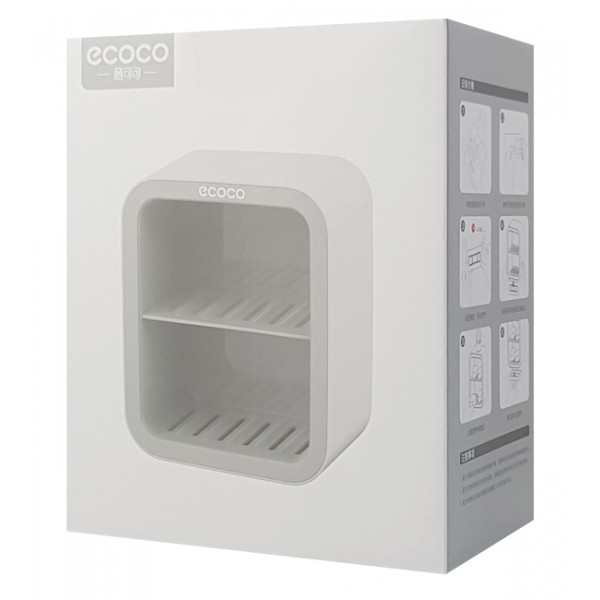 ECOCO βάση σαπουνιού E1912, διπλή, λευκή-γκρι ECOCO βάση σαπουνιού E1912, διπλή, λευκή-γκρι