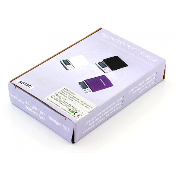 Μίνι ζυγαριά ακριβείας AG52D, 0.01 έως 100gr, LCD οθόνη, γκρι-μαύρη