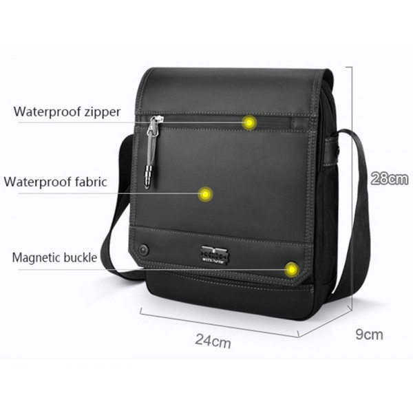 ARCTIC HUNTER τσάντα ώμου K00092-BK, μαύρη