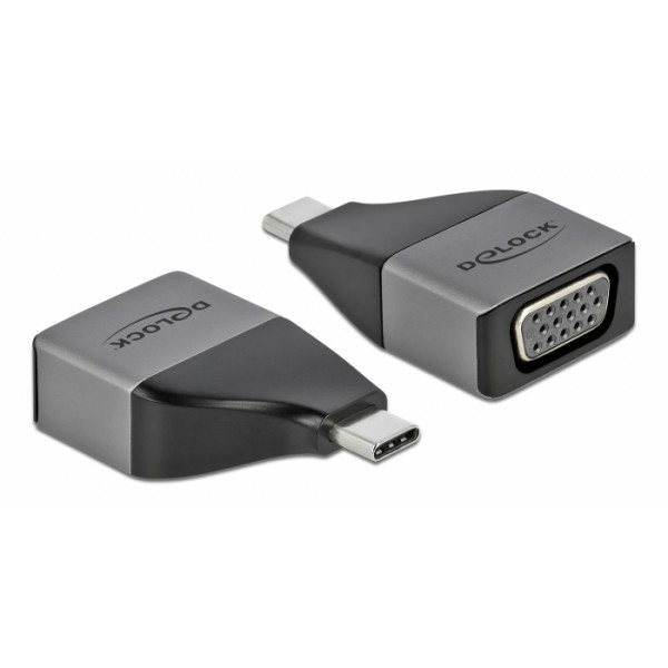 DELOCK αντάπτορας USB 3.2 Gen 1 Type-C σε VGA 64002, Full HD DELOCK αντάπτορας USB 3.2 Gen 1 Type-C σε VGA 64002, Full HD