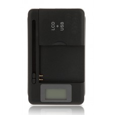 POWERTECH Φορτιστής Μπαταρίας smartphones SS-8, LCD Οθόνη, USB, Black