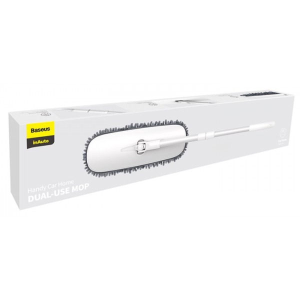 BASEUS τηλεσκοπική σκούπα αυτοκινήτου CRTB-02, 46-60cm, λευκή