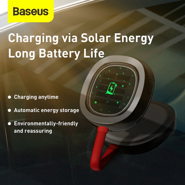 BASEUS LED φωτιστικό CRYDD02-01, ηλιακό, 500mAh, μαύρο