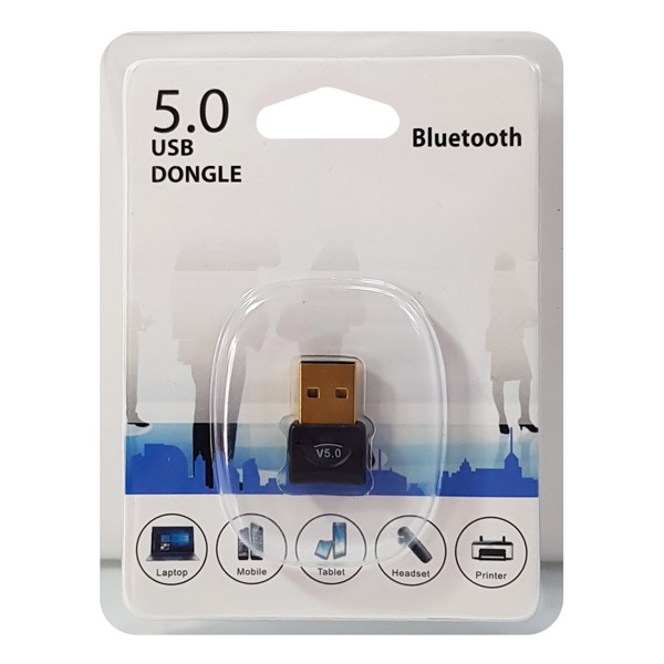 USB adapter BT-006, Bluetooth 5.0 EDR, μαύρο