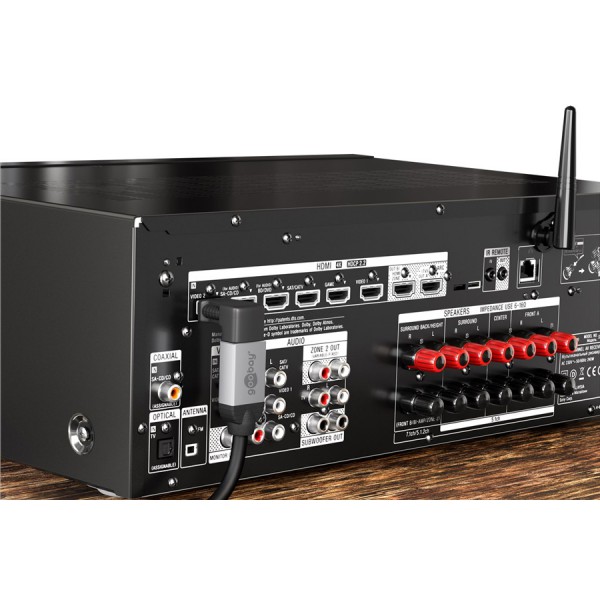 GOOBAY αντάπτορας HDMI θηλυκό σε αρσενικό 51727, 270°, 4K, μαύρος GOOBAY αντάπτορας HDMI θηλυκό σε αρσενικό 51727, 270°, 4K, μαύρος