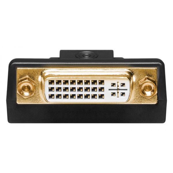 GOOBAY αντάπτορας DisplayPort σε DVI-D 1.1 51720, gold-plated, μαύρος GOOBAY αντάπτορας DisplayPort σε DVI-D 1.1 51720, gold-plated, μαύρος