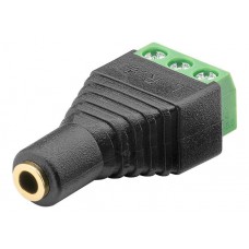 GOOBAY βύσμα 3.5mm σε Terminal Block 3-pin 76746, 10τμχ