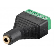 GOOBAY βύσμα 3.5mm σε Terminal Block 4-pin 59200, 10τμχ