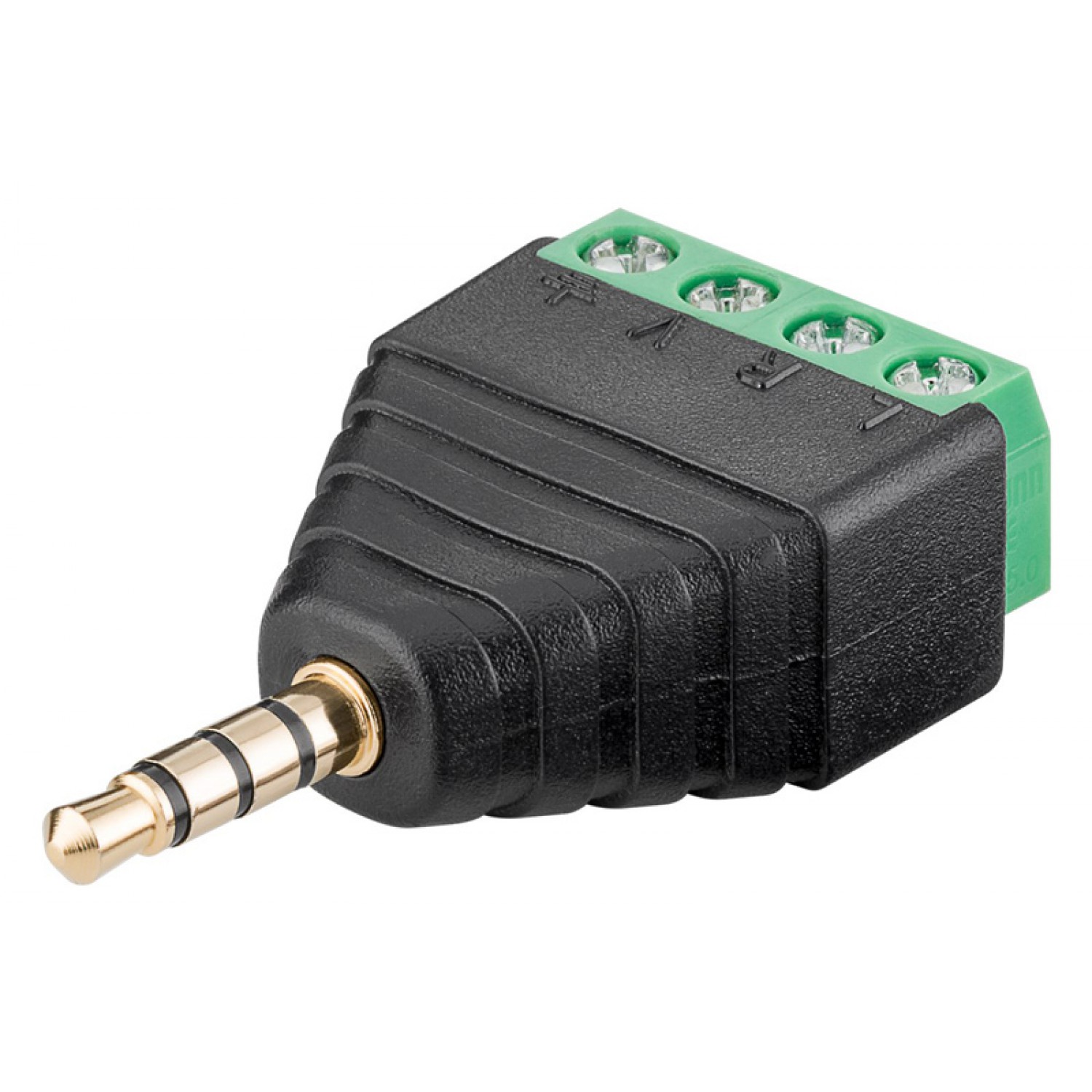 GOOBAY βύσμα 3.5mm σε Terminal Block 4-pin 59198, 10τμχ GOOBAY βύσμα 3.5mm σε Terminal Block 4-pin 59198, 10τμχ