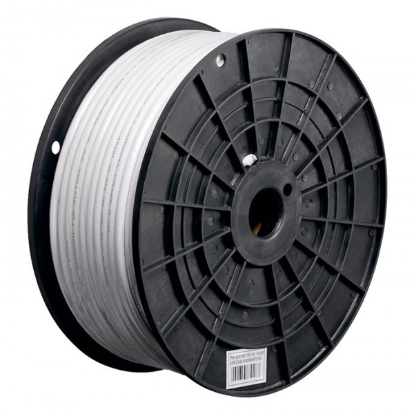 GOOBAY καλώδιο κεραίας 67096, 100dB, 75Ω, CCS, 100m, λευκό GOOBAY καλώδιο κεραίας 67096, 100dB, 75Ω, CCS, 100m, λευκό