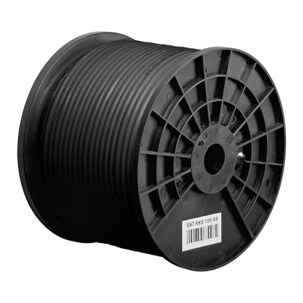 GOOBAY καλώδιο κεραίας 67103, 100dB, 75Ω, CCS, 100m, μαύρο GOOBAY καλώδιο κεραίας 67103, 100dB, 75Ω, CCS, 100m, μαύρο