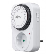 GOOBAY μηχανικός χρονοδιακόπτης ρεύματος 51276, λευκός