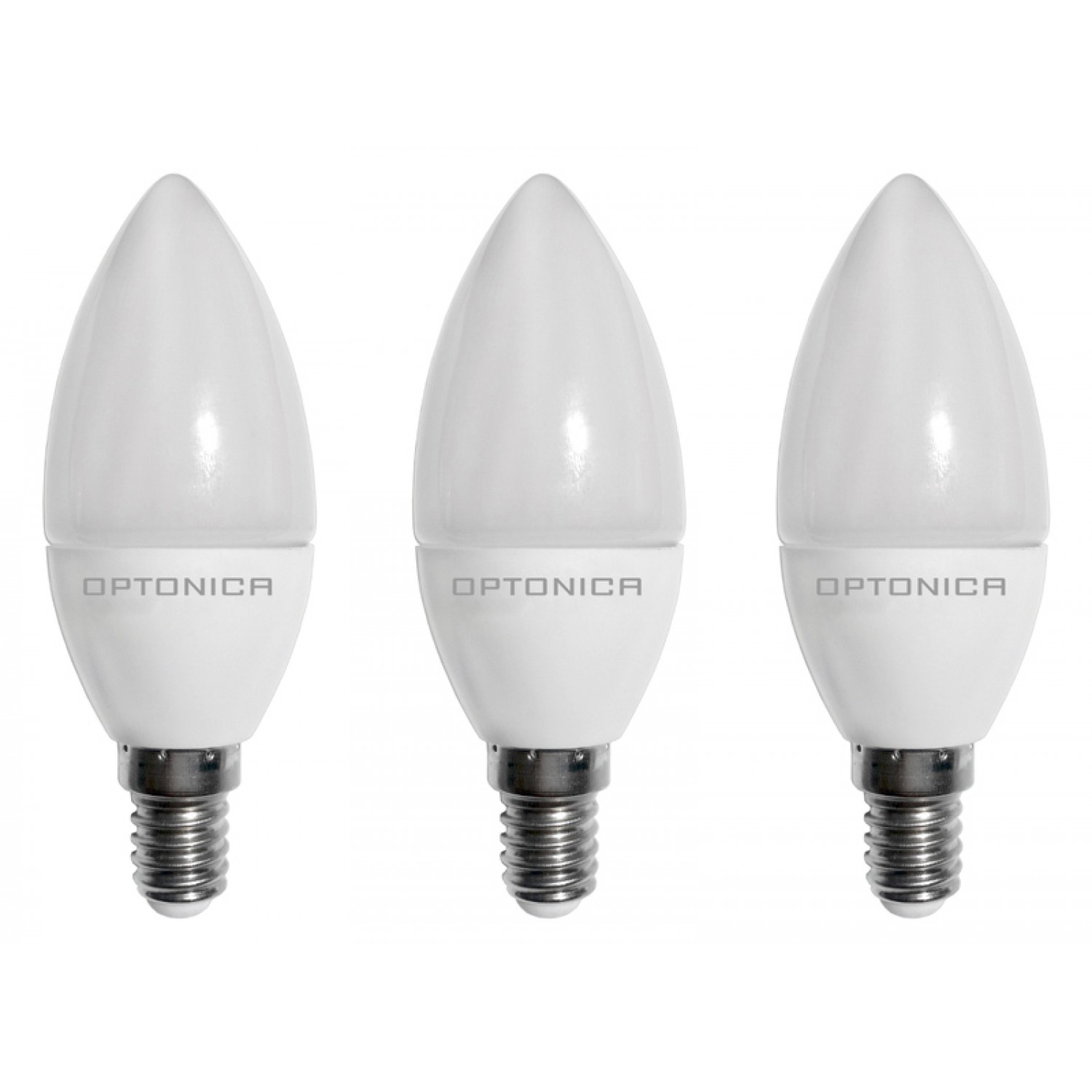 OPTONICA LED λάμπα Candle C37 1419, 6W, 6000K, E14, 480lm, 3τμχ OPTONICA LED λάμπα Candle C37 1419, 6W, 6000K, E14, 480lm, 3τμχ
