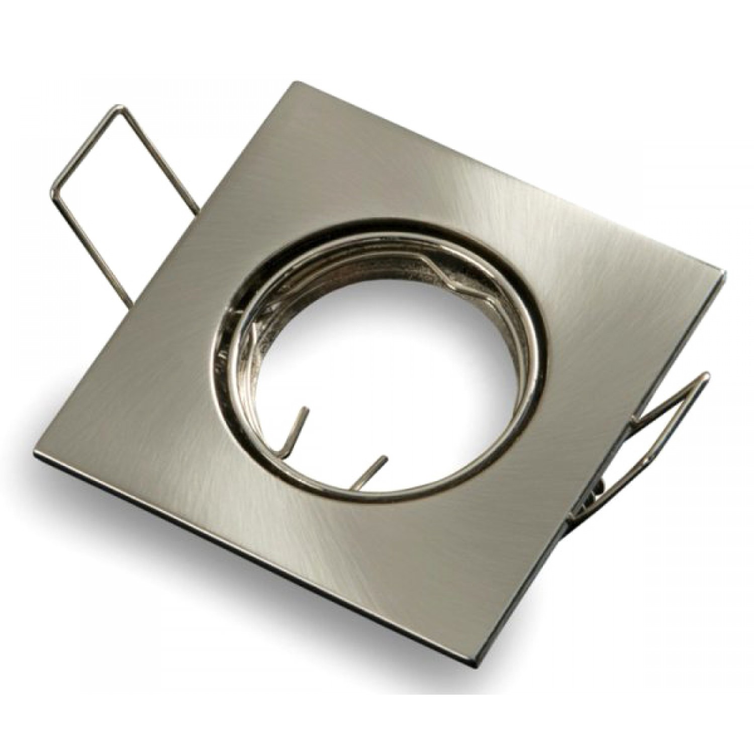 OPTONICA μεταλλικό πλαίσιο spot για MR16 5074, χωνευτό, 82x82x25mm, 2τμχ
