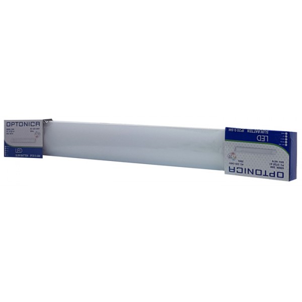 OPTONICA LED φωτιστικό Slim Batten 6674, 20W, 6000K, IP20, 1660LM, 60cm OPTONICA LED φωτιστικό Slim Batten 6674, 20W, 6000K, IP20, 1660LM, 60cm