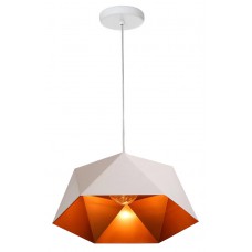 POWERTECH φωτιστικό οροφής HLL-0040, E27, 25x15cm, μεταλλικό, λευκό