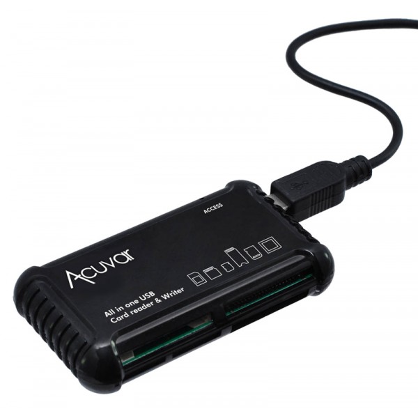 ACUVAR card reader MFALLCR1, SD/SDHC, Micro SD, CF, XD, MS/Pro, Duo Card