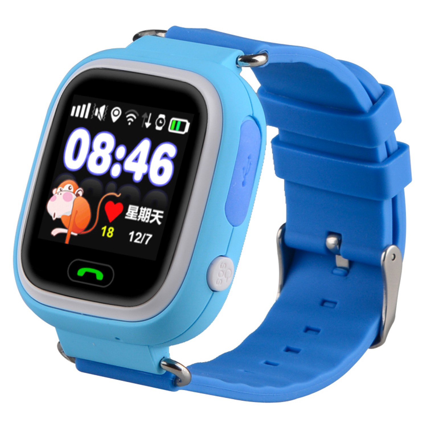 INTIME GPS smartwatch για παιδιά IT-042, 1.22", 2G, μπλε