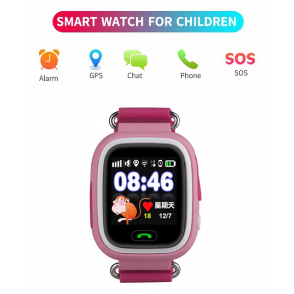 INTIME GPS smartwatch για παιδιά IT-041, 1.22", 2G, ροζ