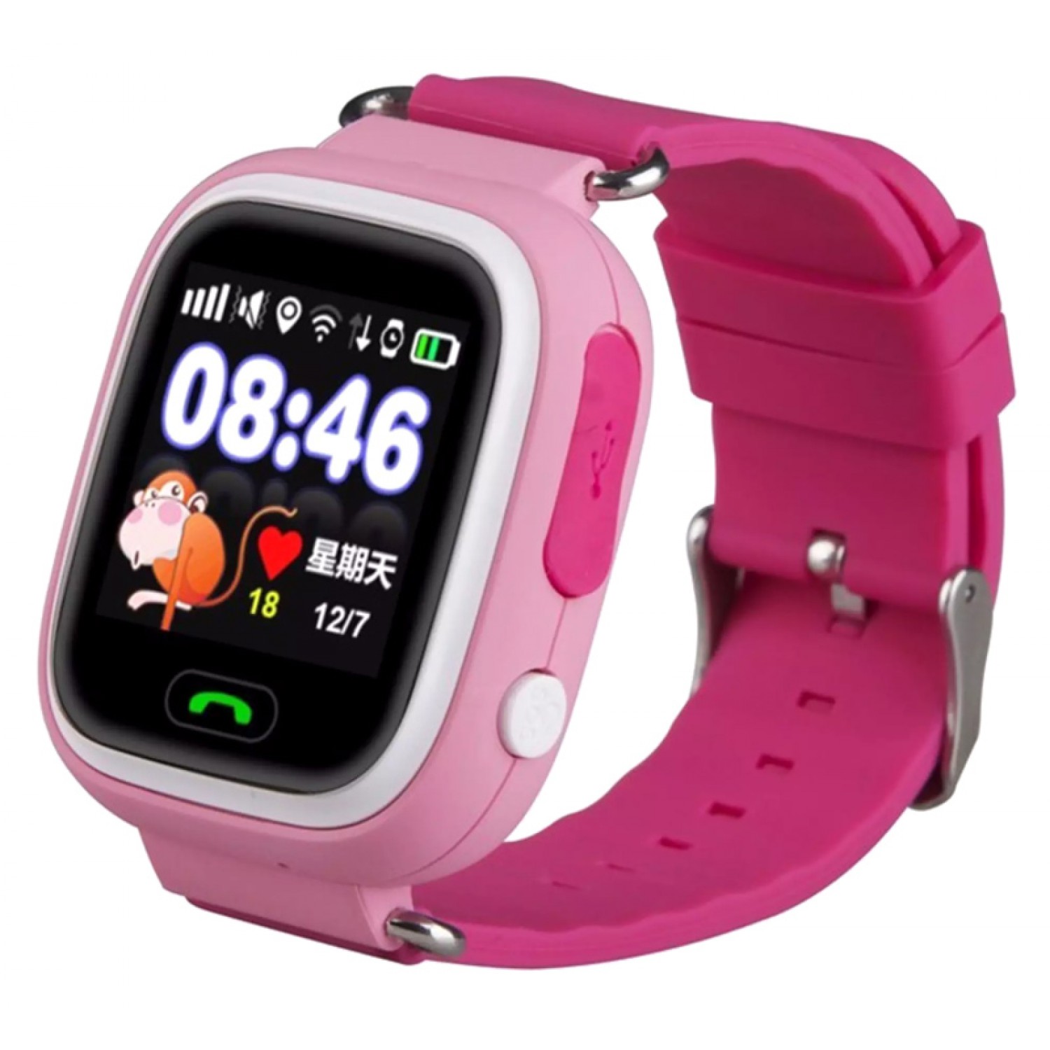 INTIME GPS smartwatch για παιδιά IT-041, 1.22", 2G, ροζ