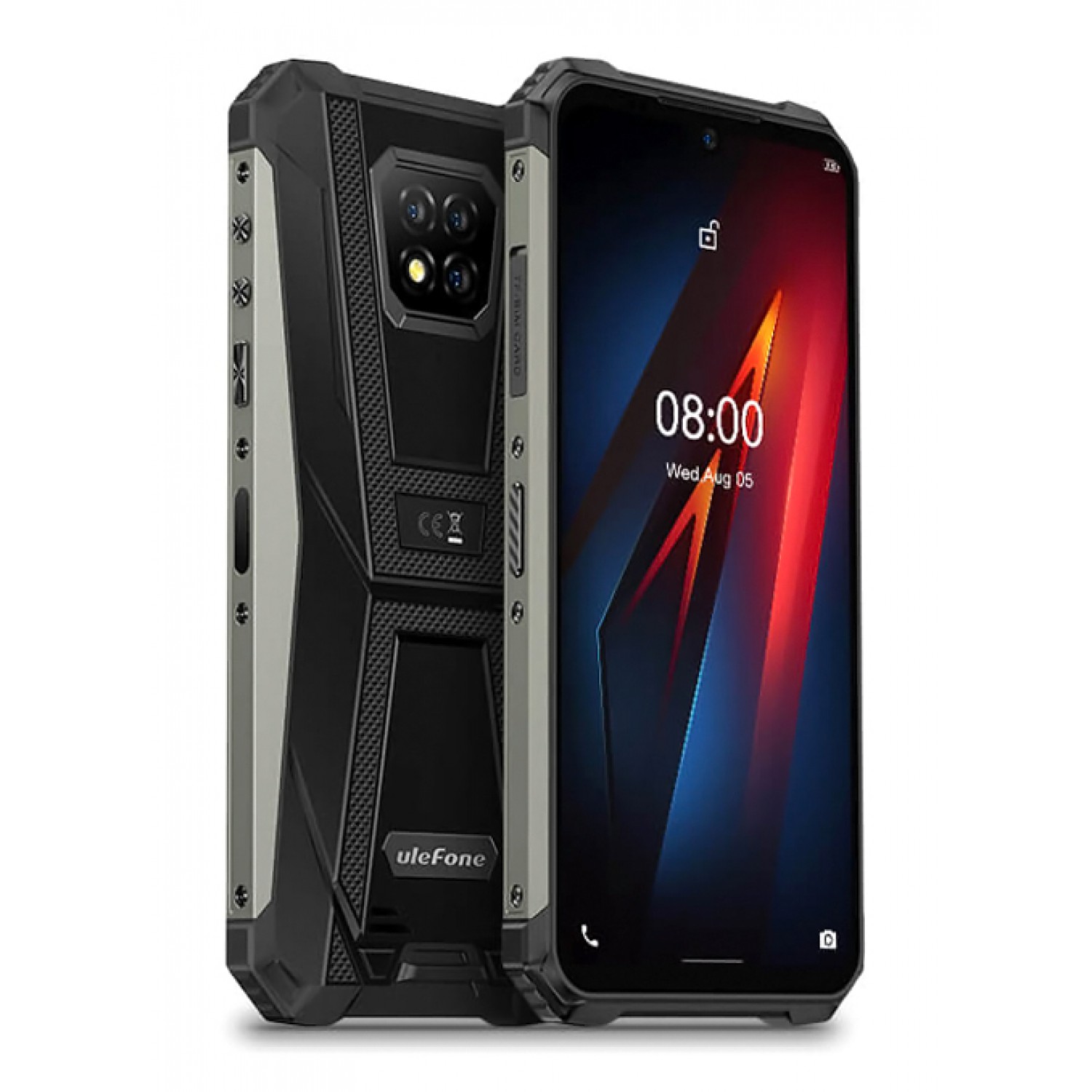 ULEFONE Smartphone Armor 8, IP68/IP69K, 6.1", 4/64GB, 5580mAh, μαύρο ULEFONE Smartphone Armor 8, IP68/IP69K, 6.1", 4/64GB, 5580mAh, μαύρο
