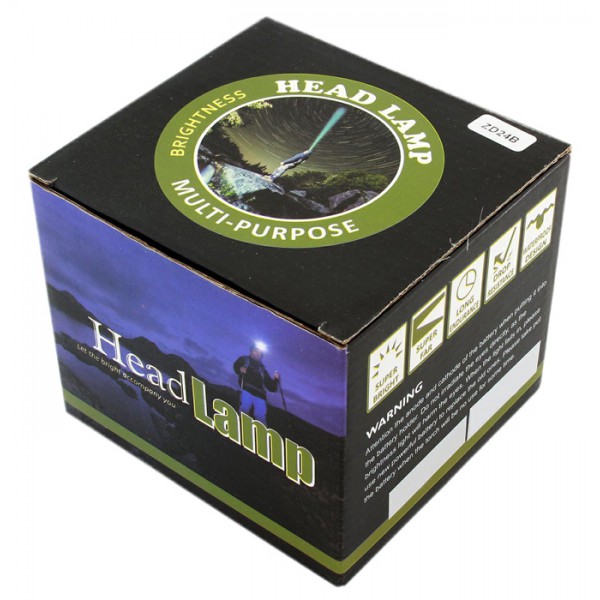 Φακός κεφαλής Cree XML T6 ZD24B, 5x LED, 5000LM, μαύρος