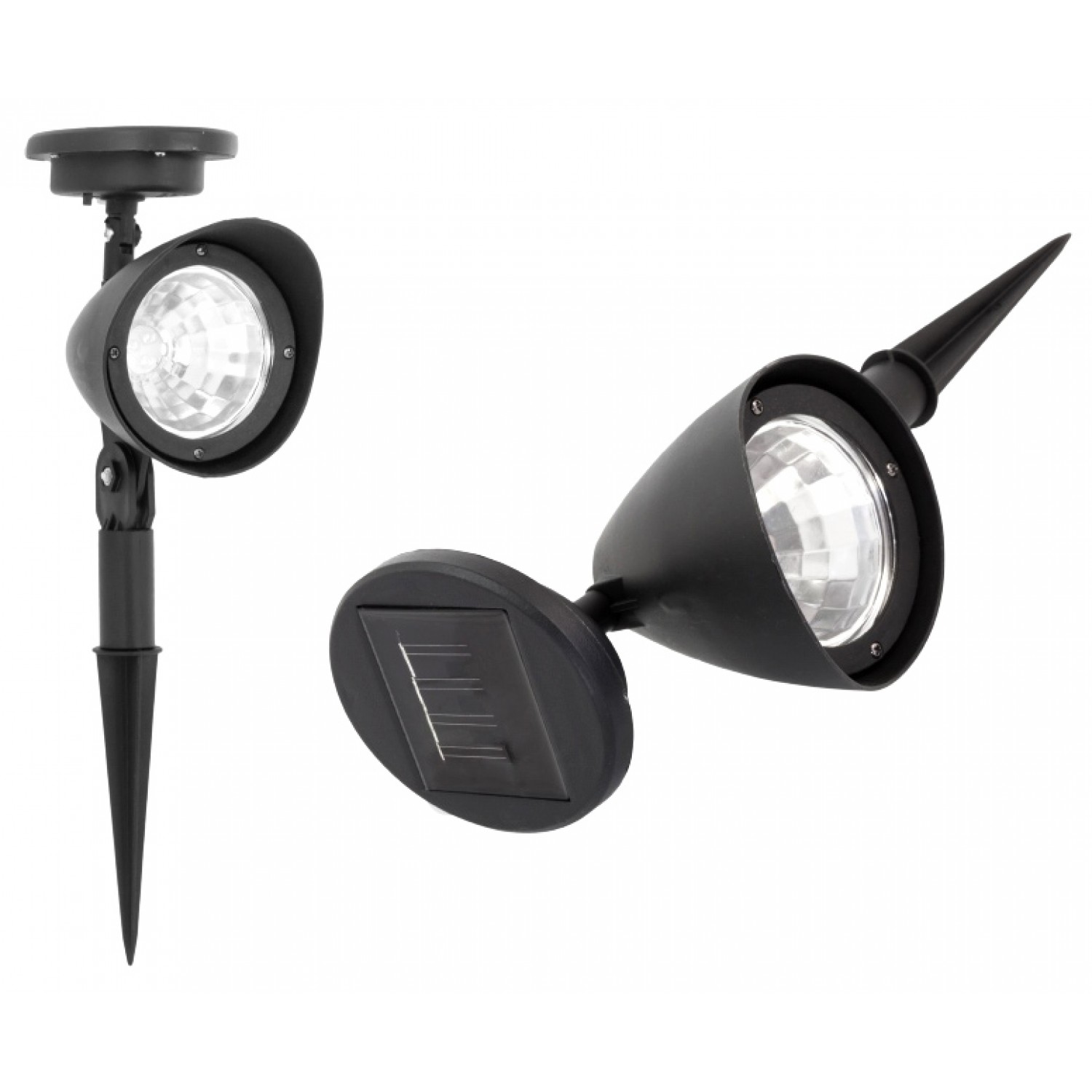 Ηλιακό φωτιστικό ZD43, 3x LED, 2τμχ