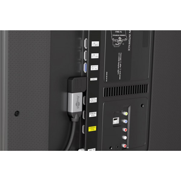 GOOBAY αντάπτορας HDMI θηλυκό σε αρσενικό 51725, 270°, 4K, μαύρος GOOBAY αντάπτορας HDMI θηλυκό σε αρσενικό 51725, 270°, 4K, μαύρος