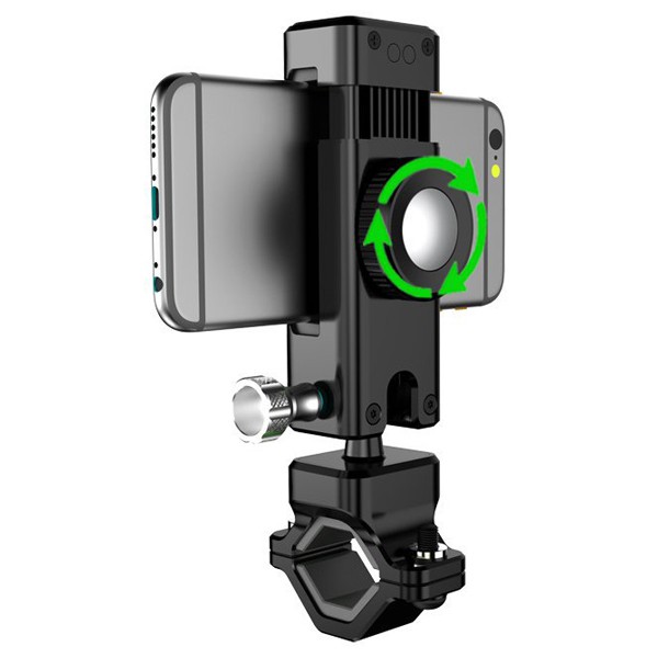 Βάση ποδηλάτου για smartphone 61418, με πυξίδα, μαύρη