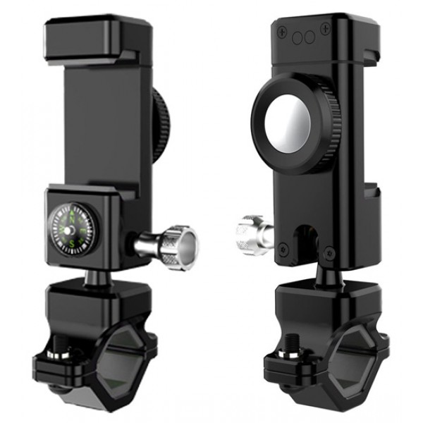 Βάση ποδηλάτου για smartphone 61418, με πυξίδα, μαύρη