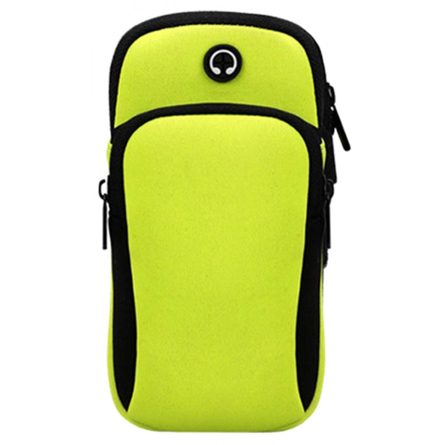 Θήκη smartphone armband 62813, 2 θέσεων, οπή ακουστικών, κίτρινη Θήκη smartphone armband 62813, 2 θέσεων, οπή ακουστικών, κίτρινη