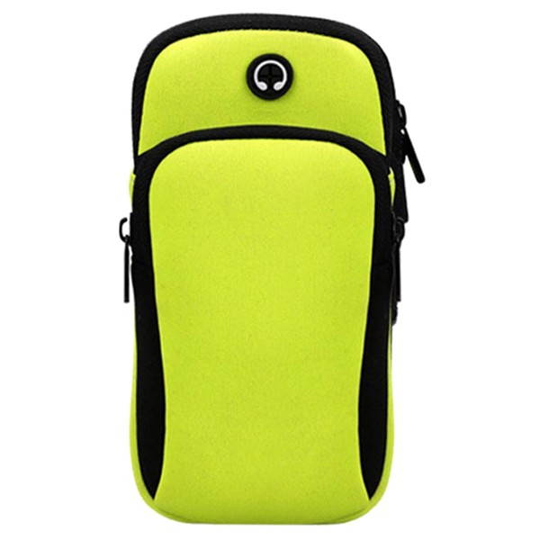 Θήκη smartphone armband 62813, 2 θέσεων, οπή ακουστικών, κίτρινη Θήκη smartphone armband 62813, 2 θέσεων, οπή ακουστικών, κίτρινη