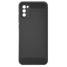 POWERTECH θήκη Carbon MOB-1618 για Samsung Galaxy A02s, μαύρη