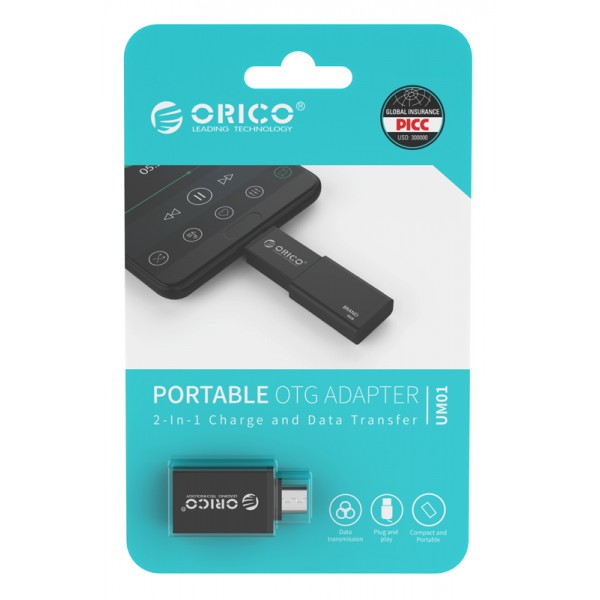 ORICO αντάπτορας USB Micro-B σε USB 3.0 CBT-UM01, 5Gbps, μαύρος