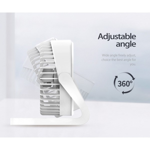 ORICO επιτραπέζιος ανεμιστήρας FT1-2, USB, 1.5W, λευκός ORICO επιτραπέζιος ανεμιστήρας FT1-2, USB, 1.5W, λευκός